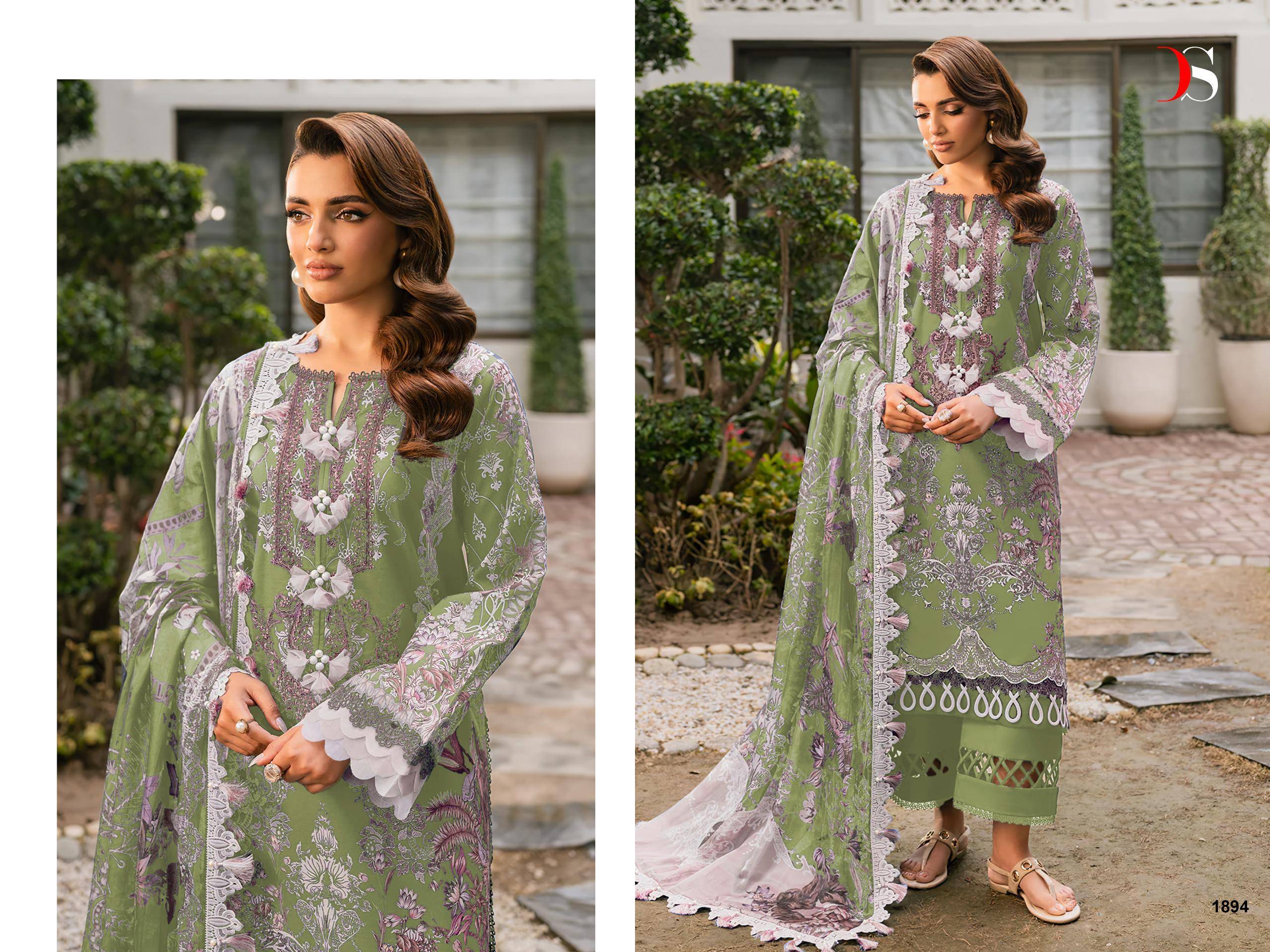 Jade Elara-vol.2 BY DEEPSY SUITS 1891 TO 1896 SERIES Pakistani Stylish Beautiful Colourful Printed & Embroidered Party Dresses At Wholesale Price